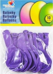 Set di palloncini gonfiabili 10 pezzi viola 26 cm