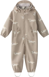 Tuta in softshell Leokid Lilo beige woof 104
