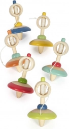 Trottola in legno con cordino