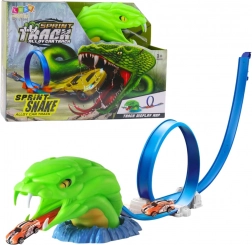 Pista automobilistica con catapulta e loop – ostacolo serpente