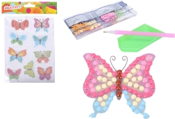 Set creativo adesivi diamantati farfalle