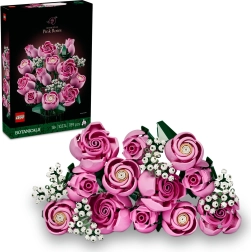 Bouquet di rose rosa LEGO Botanicals