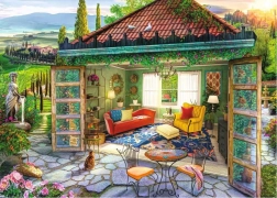 Puzzle Ravensburger Tuscan Oasis 1000 pezzi