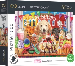 Trefl UFT puzzle Cuteness Overload: cagnolini davanti alla pasticceria 1000 pezzi