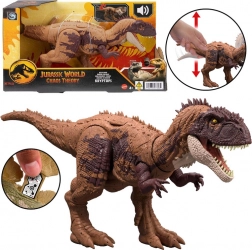 Figurina dinosauro Kryptops da Jurassic World con ruggito selvaggio e parti mobili