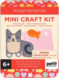 Petit Collage mini kit da cucito gattino