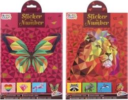 Puzzle adesivi per numero A4