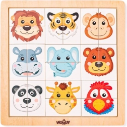 Puzzle animali safari
