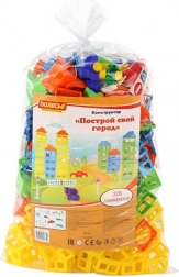 Grande set di costruzioni La mia città