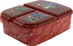 porta pranzo per bambini con 3 scomparti HARRY POTTER, rosso
