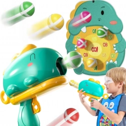 gioco per bambini con bersaglio e pistola dinosauro con velcro WOOPIE