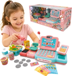 Registratore di cassa per bambini Woopie con scanner, bilancia e microfono