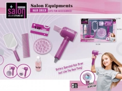 set parrucchiera deluxe con asciugacapelli