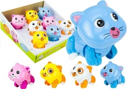 Gattino a carica per bambini, cammina e agita la coda