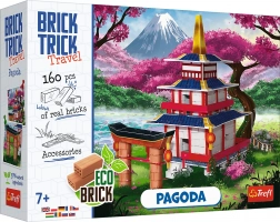 Set di costruzione in mattoni pagoda M 160 pezzi TREFL BRICK TRICK