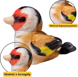 Piccolo Uccellino di Peluche Cinciarella Blu