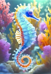 Puzzle Interdruk Natura vivace: Cavalluccio marino 250 pezzi