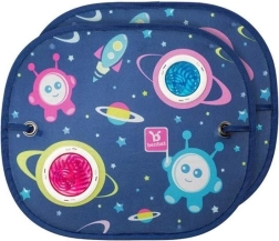 Parasole della finestra rotondo - Collezione Spazio 2 pezzi