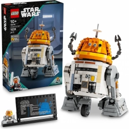lego star wars chopper (c1-10p) – droide astromeccanico costruibile con supporto espositivo