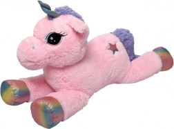 Unicorno di peluche rosa 85 cm