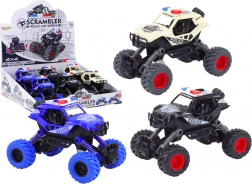 Macchinina della Polizia con Motore a Frizione