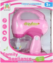 Frullatore giocattolo in plastica a batteria con luce e suono