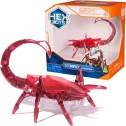 Hex Bots figura mobile di scorpione rossa con luce