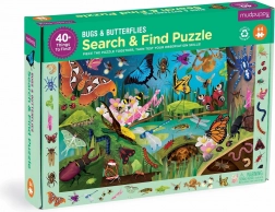 Puzzle Mudpuppy insetti e farfalle 64 pezzi