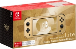 nintendo switch lite hyrule edition + 12 mesi di nintendo switch online + expansion pack