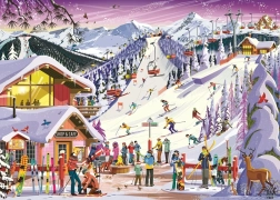 Puzzle Spirito invernale di montagna 1000 pezzi RAVENSBURGER