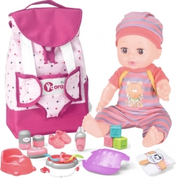 Set tata reale Wopie, bambola neonata con accessori