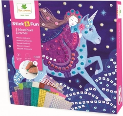 Set di mosaici Stick & Fun Unicorni