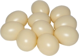 Set di uova di plastica per il gioco (10 pz)