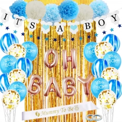 Set di palloncini e accessori per Baby Shower - It's a boy
