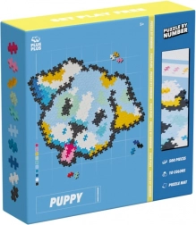 Plus-Plus puzzle per numeri – cagnolino, 500 pz