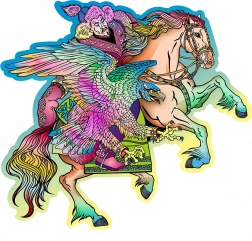 Puzzle in legno Cavallo e Aquila 250 pezzi