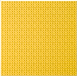 Piastra da costruzione per blocchi gialla 40x40 cm