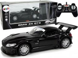 Auto RC BMW Z4 GT3 1:18 nero con luci 2.4 GHz