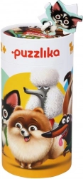 puzzlika cani 5 in 1 – puzzle illustrati per bambini 27 pezzi