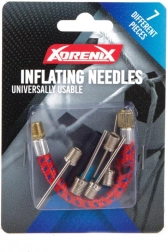 Set di aghi metallici e adattatori per gonfiare palloni