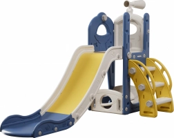 Scivolo per bambini autoportante con scala per casa e giardino