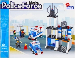 Set costruzioni stazione di polizia 252 pezzi