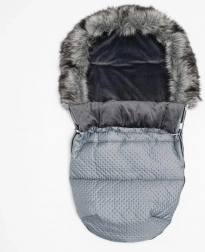 Sacco invernale con fleece New Baby Lux, grafite