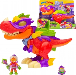 SuperThings V‑Rex Superdino robot – figurina del cattivo con accessori