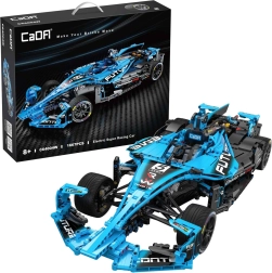 Kit di costruzione CaDA auto da corsa 60 cm – Electric Super Racing Car, blu, 1667 pezzi