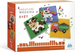 Mosaico Creativo Mondo Gioco di Costruzioni in Plastica