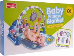 Tappeto gioco interattivo per neonati con pianoforte e accessori