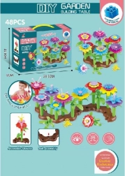 set di costruzioni fiorellini DIY 48 pezzi