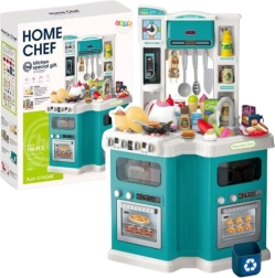 Grande cucina giocattolo Home Chef con suoni e luci, 109 accessori
