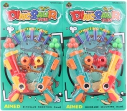 Pistole dinosauro per dardi in gommapiuma e palline – set per bambini